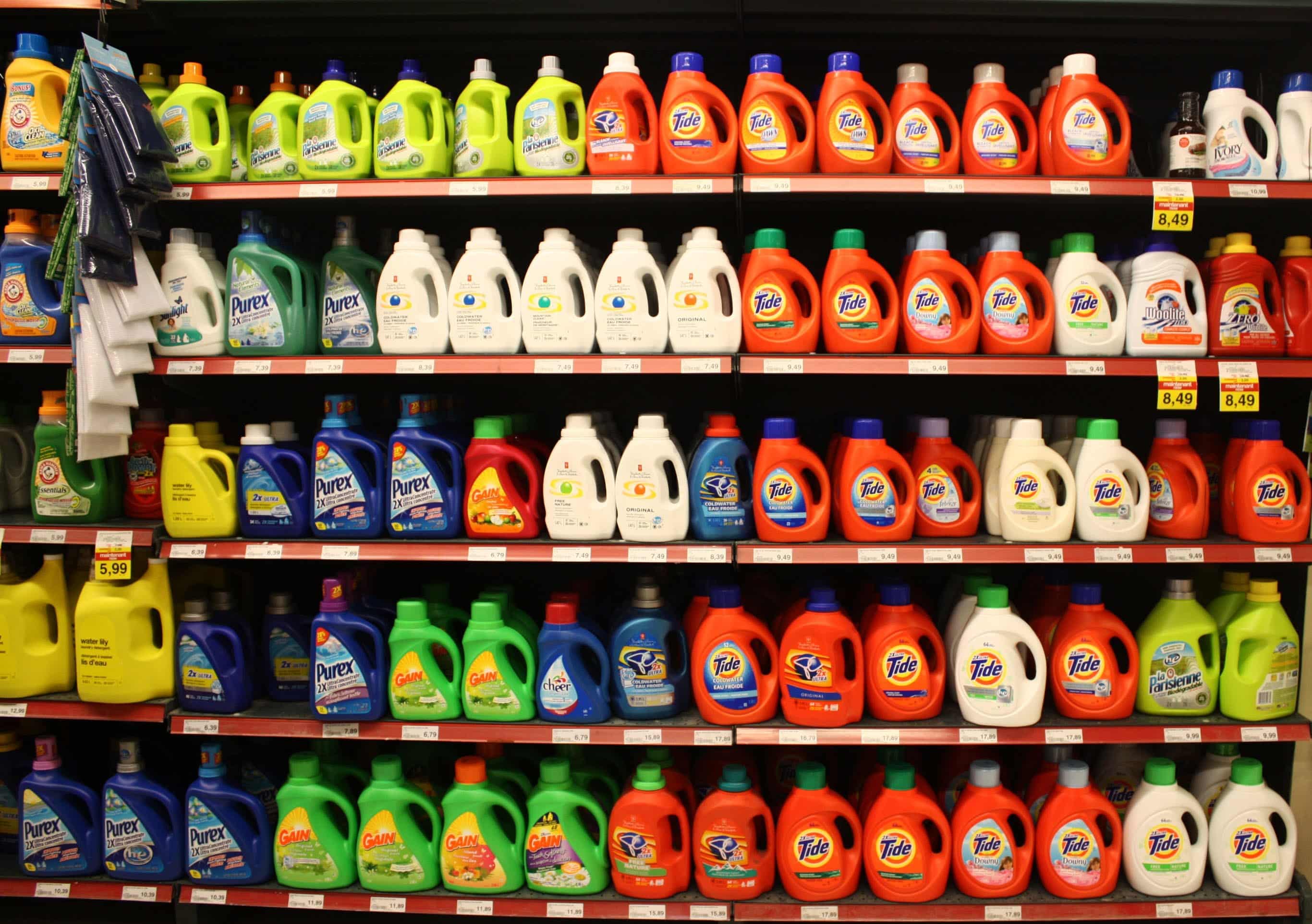 Throw household products off the scent